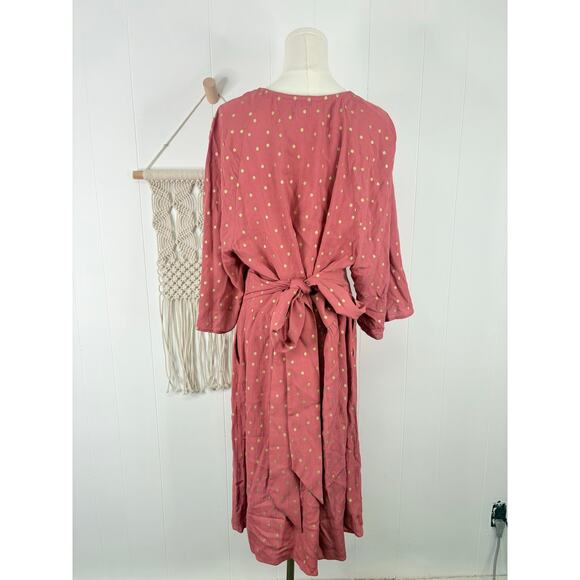 NWT Boden Dominique Polka Dot Flutter Sleeve Mini Dress Plus Size 16 18 Belted - Picture 6 of 9